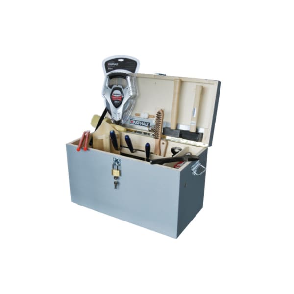 Strassenbauer-Werkzeugkisten "Steinemann"  Gr.mm: 650/330/420, gefüllt, mit 33 W-thumbnail