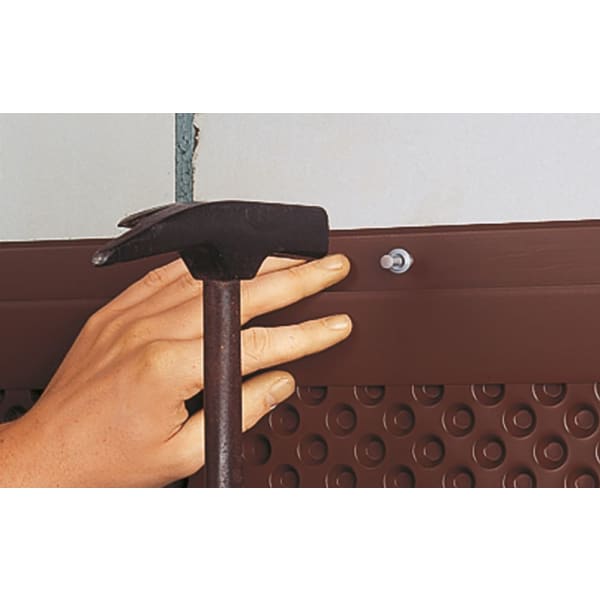 Delta Noppenbahn-Profil für Randabschluss 3 x 7.5 cm Länge 2 m-thumbnail