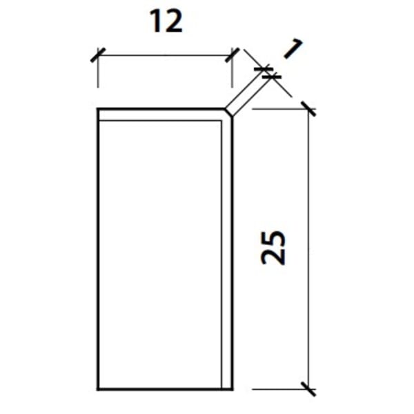 Silidur Stellplatte 100 x 25 x 12 cm Typ S 3/12-thumbnail