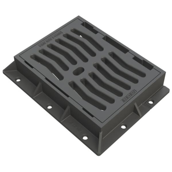 BGS Guss Strassenrost geschlitzt 640-20 flach dämpfende Einlage C250-thumbnail