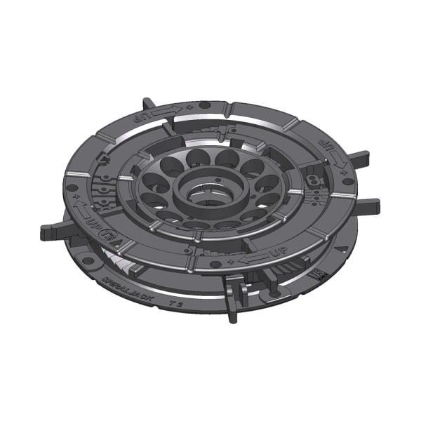 Femox Stelzlager SpiraPave SP-T22 höhenverstellbar 24-29 mm-thumbnail