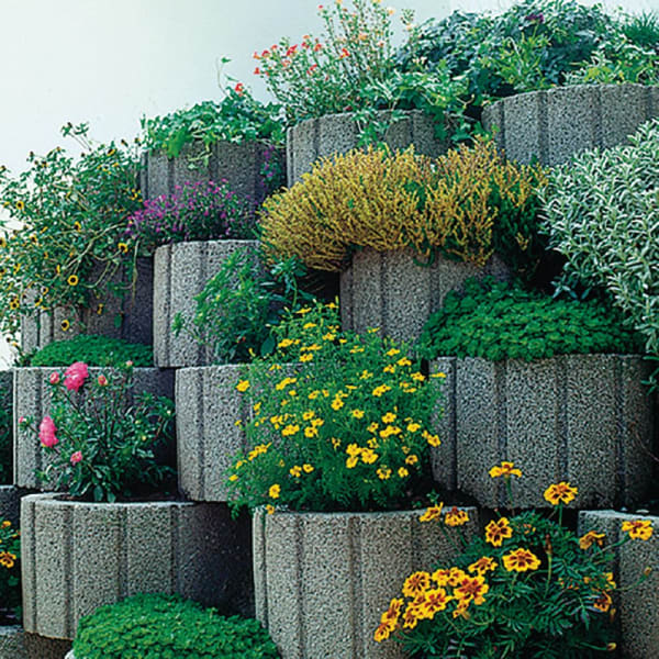 MEGALITH Bodenplatte grau L 26.5 cm B 32 cm H 4 cm -thumbnail