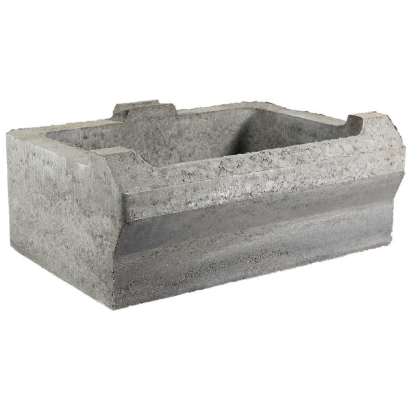 VERDURO Böschungselement Abschlussbalken oben glatt L 54.5 B 10 H 8.5 cm-thumbnail