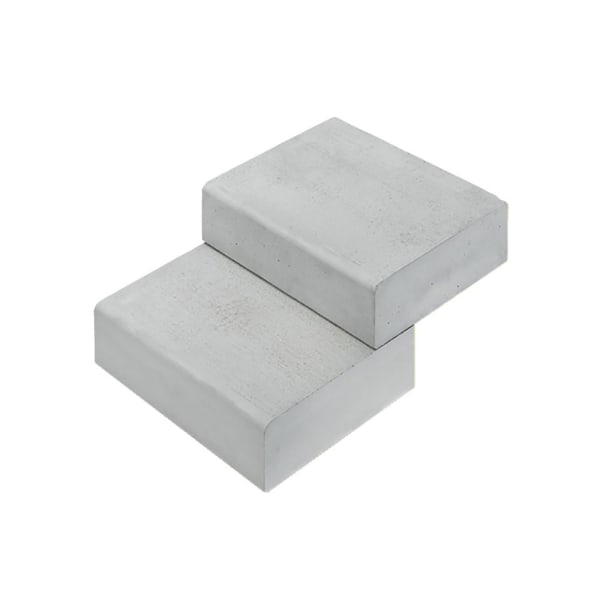 FROSTA LEGER Blockstufe grau Besenstrichoptik L 75 B 40 H 15 cm-thumbnail