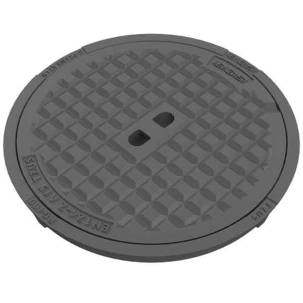 BGS Vollguss-Abdeckung Nr. 111-40 mit Handgriff A15-thumbnail