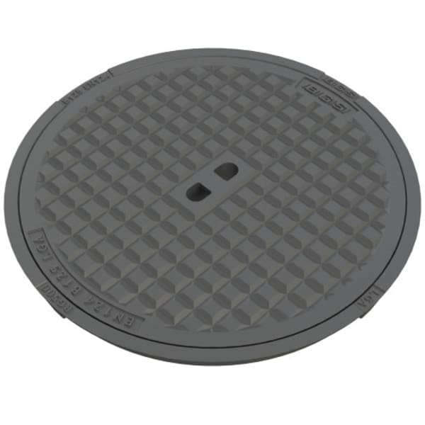 BGS Vollguss-Abdeckung Nr. 115-50 mit Handgriff B125-thumbnail