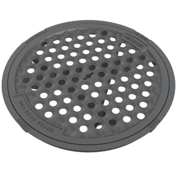 BGS Guss-Strassenrost gelocht Nr. 625-50 Schlüsselloch B125 -thumbnail