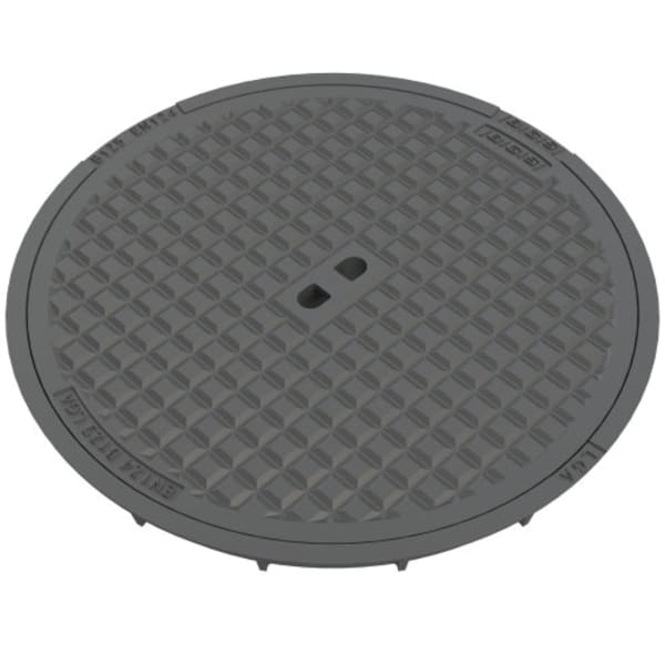 BGS Vollguss-Abdeckung Nr. 115-60 mit Handgriff B125-thumbnail