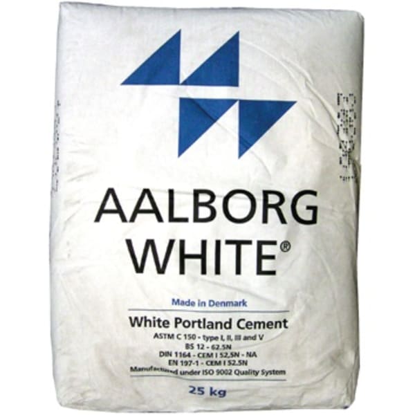 Portland Zement CEM I 52,5 N Aalborg Weiss 25 kg-thumbnail