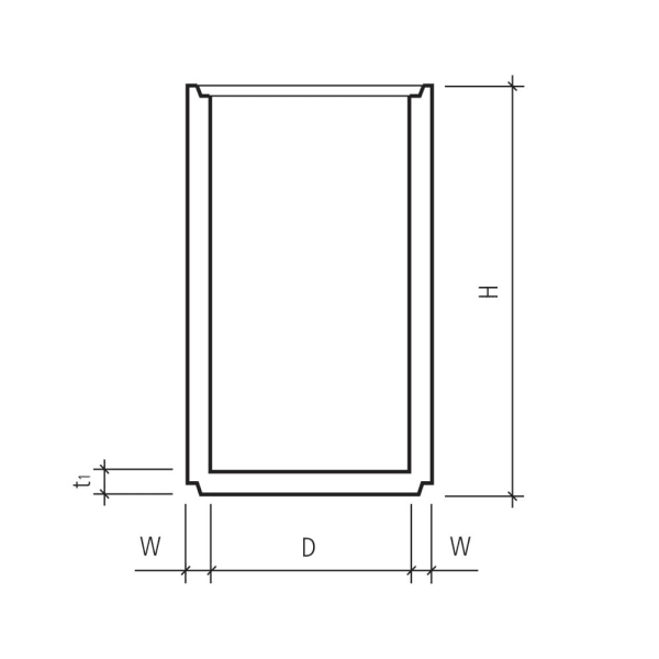 Beton Rohr mit Boden 200 cm 50 cm W12-thumbnail
