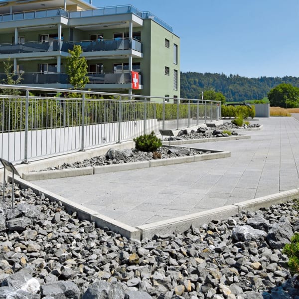 FINALGO Vakuum-Stellplatte grau unbehandelt beidseitig gefast L 100 B 8 H 25 cm -thumbnail