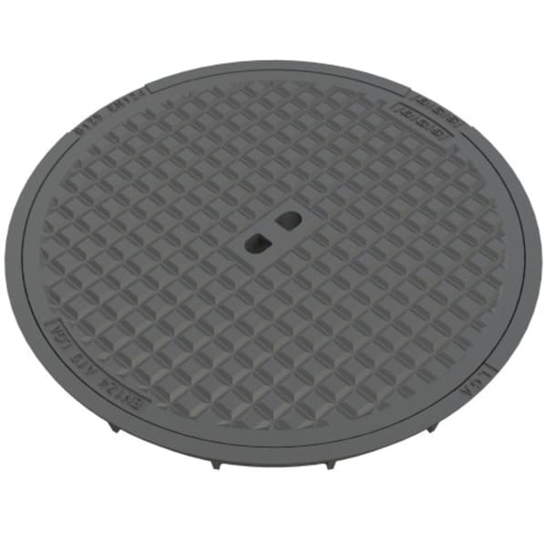 BGS Vollguss-Abdeckung Nr. 111-60 mit Handgriff A15-thumbnail