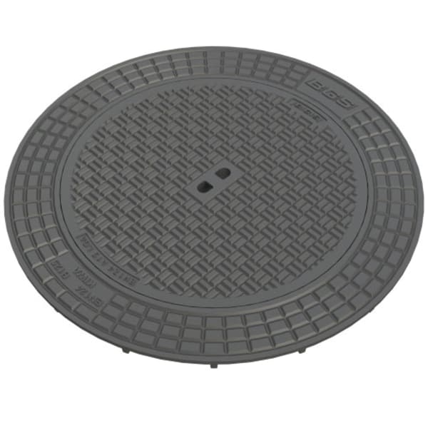 BGS Vollguss-Abdeckung Nr. 121-80 mit Handgriff geruchdicht A15-thumbnail