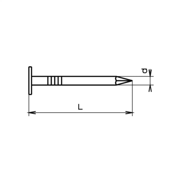 bestaPAC Dachpappenstifte verzinkt-thumbnail