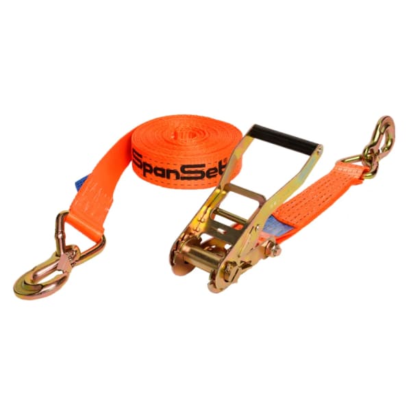SpanSet Ratschen-Zurrgurte AK40854K Länge 8 m Breite 50 mm orange-thumbnail