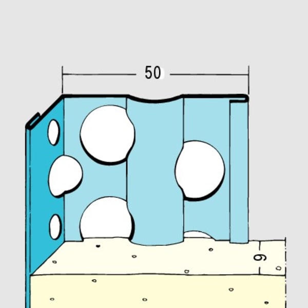 Protektor Kantenprofil 1051 innen 250 cm 9 mm -thumbnail