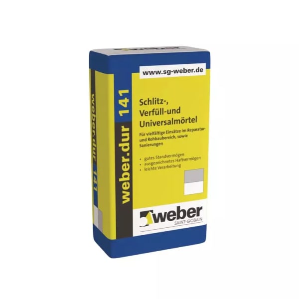 Weber.dur 141 Schlitz- und Verfüllmörtel 20 kg-thumbnail