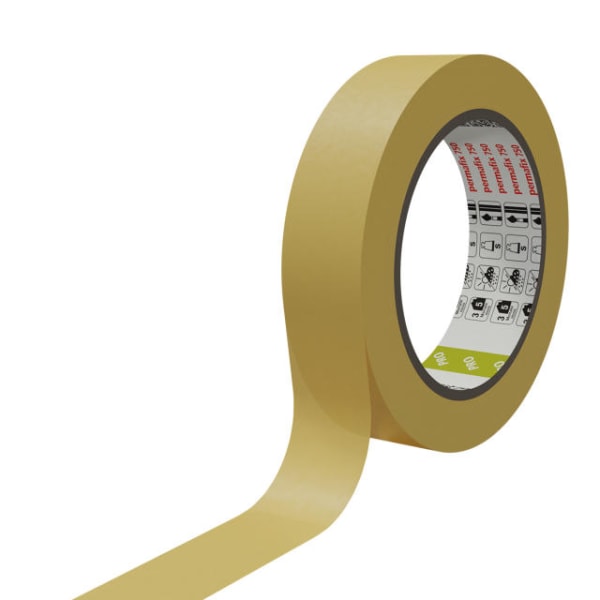Permafix 750 Washi Langzeitklebeband 38 mm Gelb 50 m-thumbnail