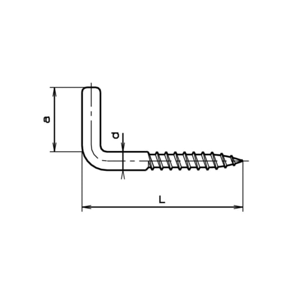 bestaPAC Winkelholzschraube verzinkt 2.3 x 25 mm 20 Stk.-thumbnail