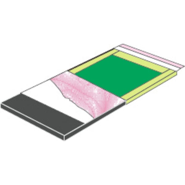 HBT Deckengleitlager Dila VERDE b = 125 mm h = 2.5 mm Klettverschluss-thumbnail