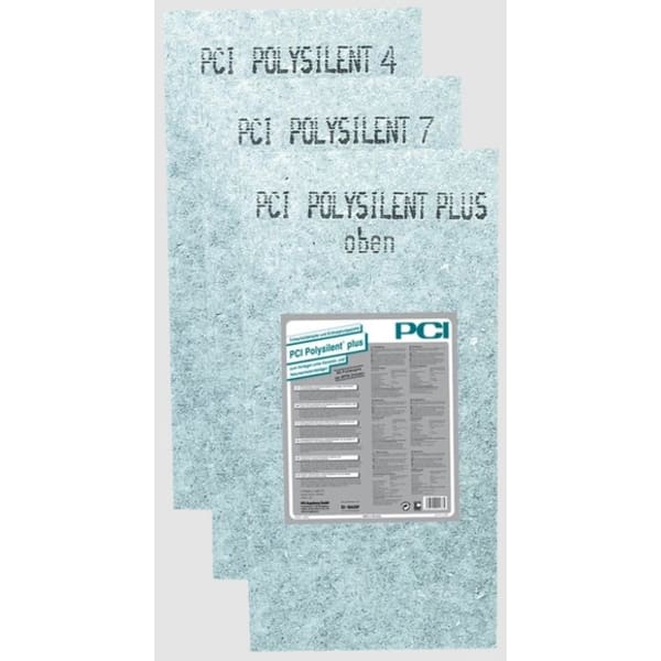 PCI Polysilent Plus Trittschall- und Entkopplungsplatte 10 mm 120 x 60 cm-thumbnail