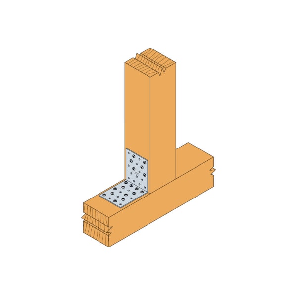 SST Winkelverbinder Stahl feuerverzinkt 60 x 60 x 2.5 x 60 mm-thumbnail