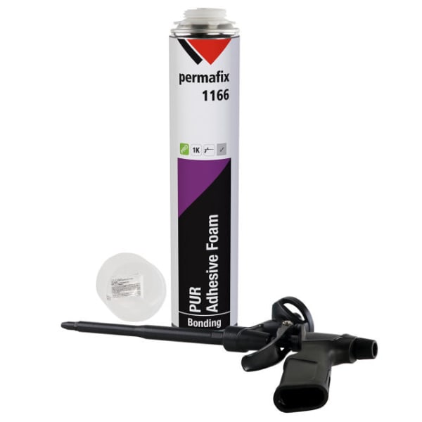 Permafix 1166 Pistolen Volumen Kleber PUR Grau 750 ml-thumbnail