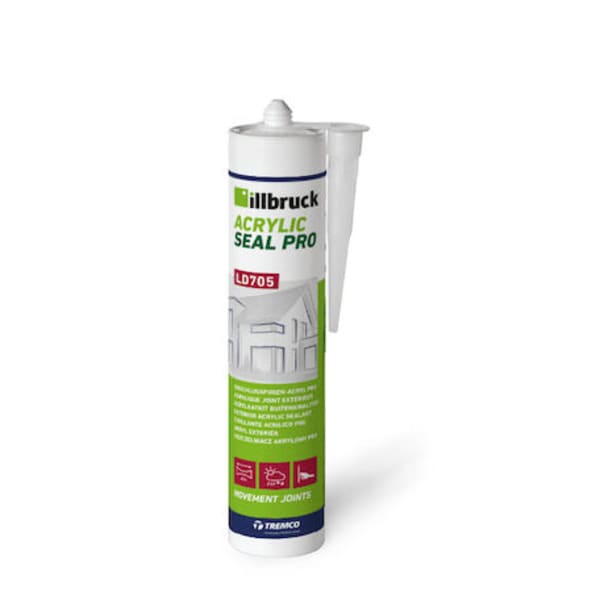 Illbruck Bauanschlussfugen LD705 Spezial Acryl weiss 310 ml-thumbnail