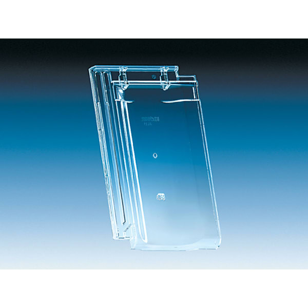 Acrylglas-Ziegel für Flachfalzziegel / KL 021 L 412 mm B 239 mm-thumbnail