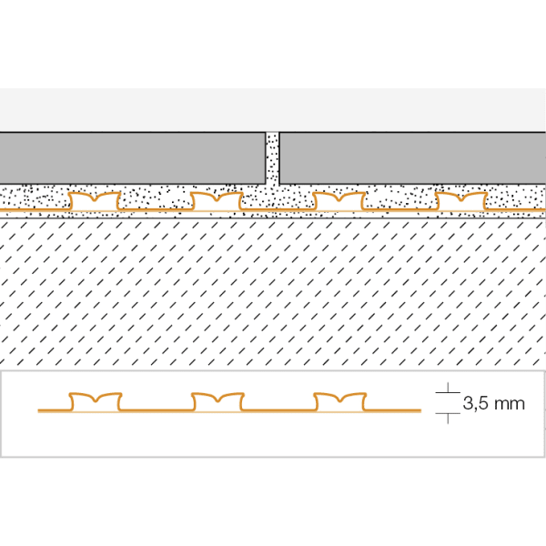Schlüter Ditra PP-Verbundentkopplungsmatte 3.5 mm 1 x 30 m-thumbnail