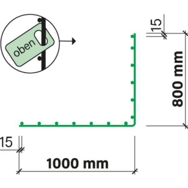 ruwa forwa 2000 Matte AA 330 B500A 5 x 5 m-thumbnail