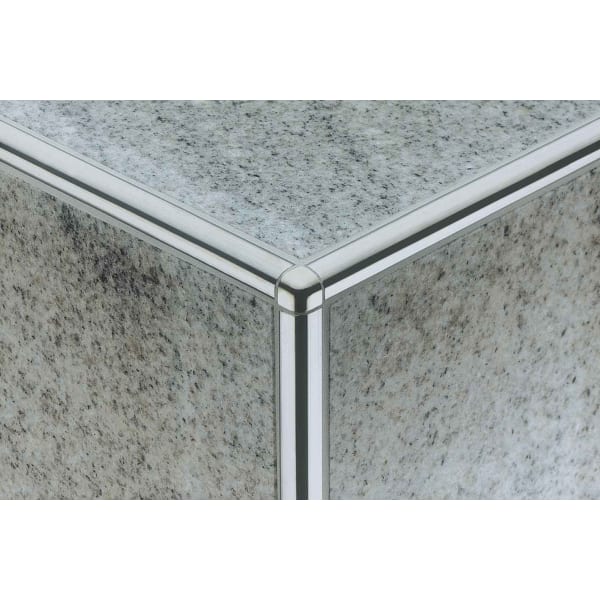 Schlüter Rondec ACG RO Aussenecke 125 Alu chrom glänzend eloxier-thumbnail