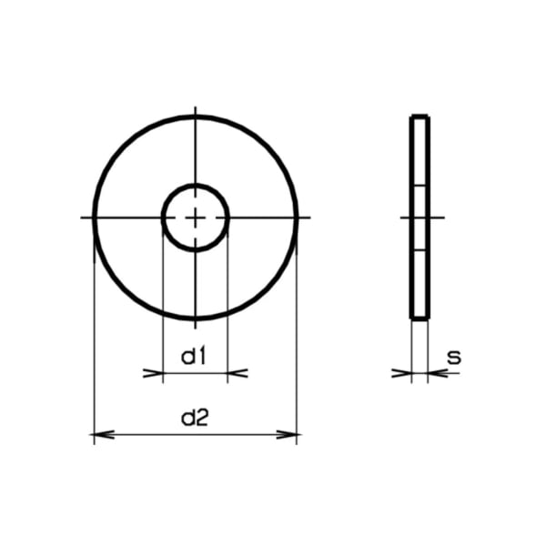 bestaPAC Karrosserie Scheiben rostfrei 6.4 x 25 x 1.5 mm 15 Stk.-thumbnail