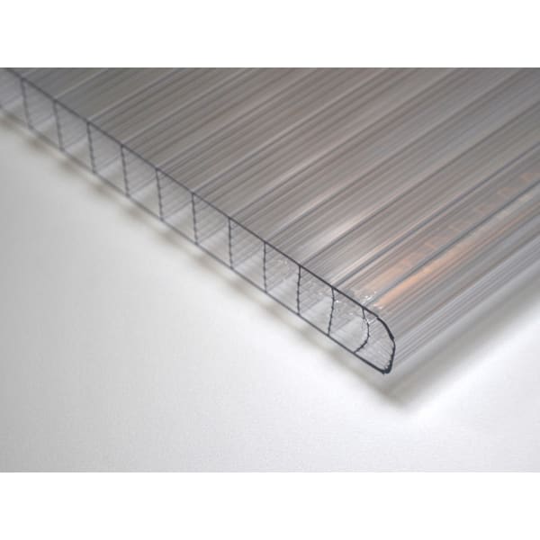 Polycarbonat "Seven"-Platte 16 mm glasklar 3.00 x 2.10 m, beschichtet-thumbnail