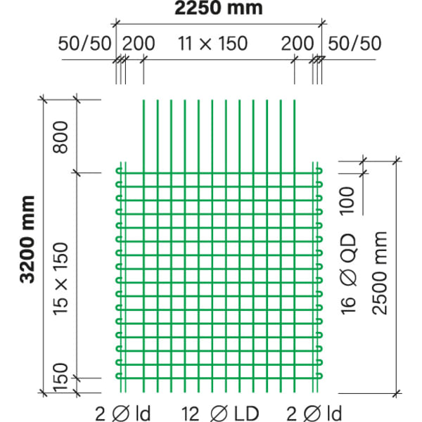 ruwa artec 500 Matte W 335.32 B500A 3.20 x 2.25 m-thumbnail