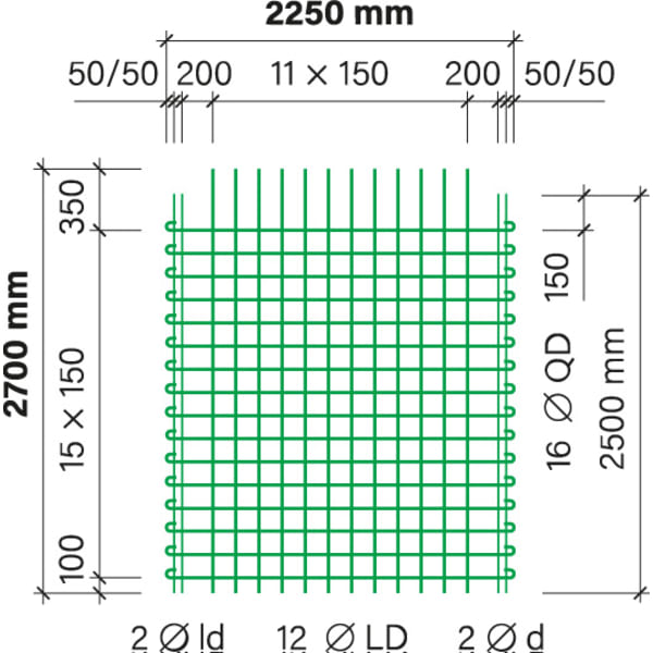 ruwa artec 500 Matte W 335.27 B500A 2.70 x 2.25 m-thumbnail