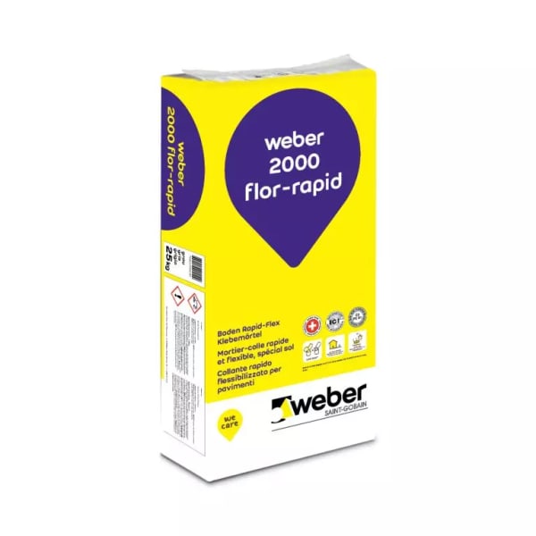 Weber 2000 Flor-Rapid grau 25 Kg-thumbnail
