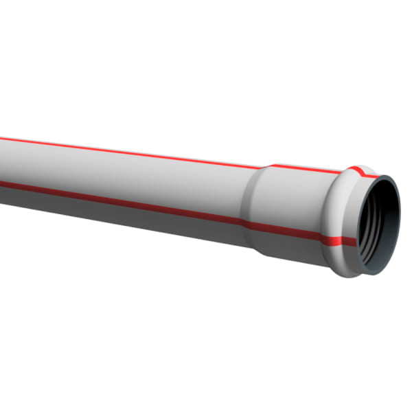 Symalit Chiaro Kabelschutzrohre LDPE 92/80 mm mit Muffe und Dichtung 10 m-thumbnail