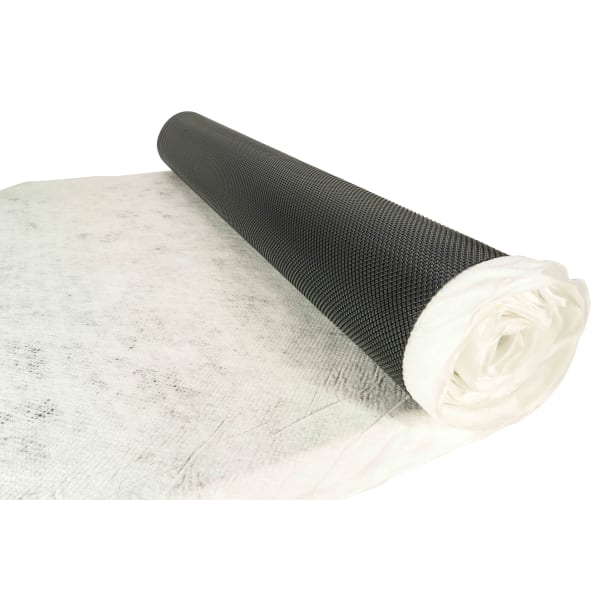 TEGUPLAST V4 VLIES 2.2 x 20 m Noppenbahn schwarz mit Vlies -thumbnail