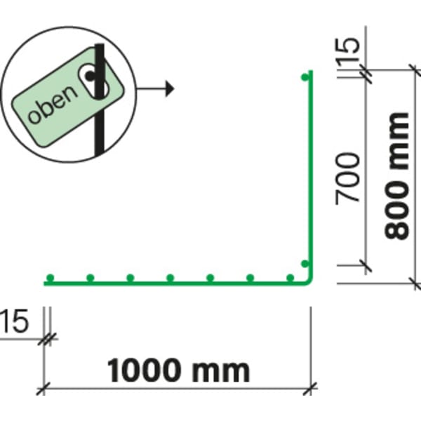 ruwa forwa 2000 Matte AAL 330 B500A 5 x 5 m-thumbnail