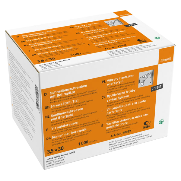 Fermacell Schnellbauschrauben 3,9 x 30 mm Paket à 1000 Stk.-thumbnail