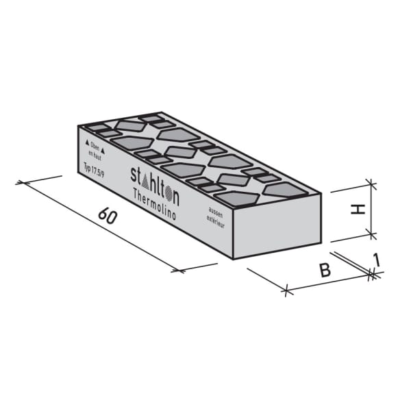 Stahlton-Thermolino 9/15,0/60cm-thumbnail
