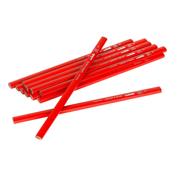 CARAN D'ACHE Zimmermannsbleistift rot-thumbnail