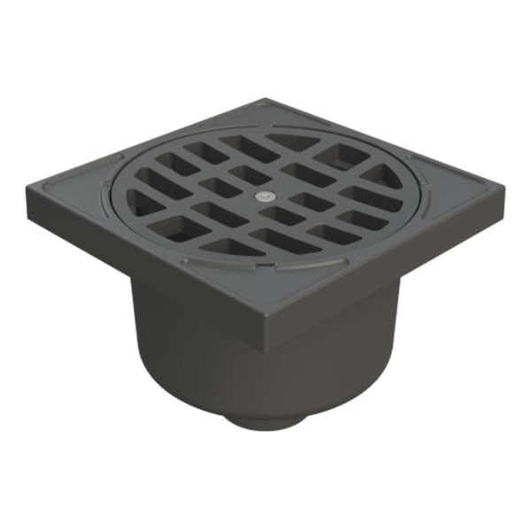 BGS Guss Bodenablauf quadratisch 800-2-B 190 x 190 mm NW 160 mm-thumbnail