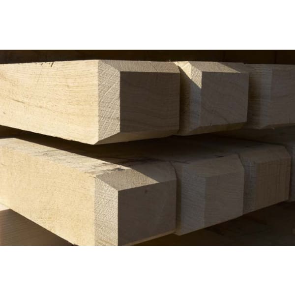 Eichenpfahl 4-Seitig gespitzt 10 x 10 x 160 cm-thumbnail