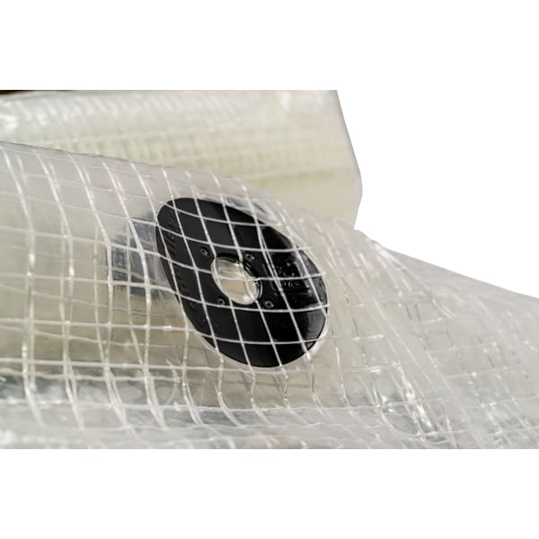 MONARFLEX 150 4 x 4 m Fertigplane mit Oesen transparent-thumbnail