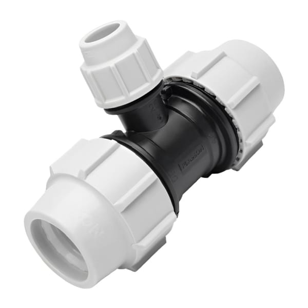 Plasson T-Stück 90° reduziert 7340 Ø 32 x 25 x 32 mm-thumbnail