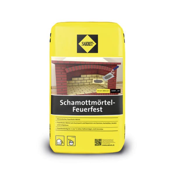 Sakret Schamottenmörtel feuerfest BM-SM 5 kg-thumbnail