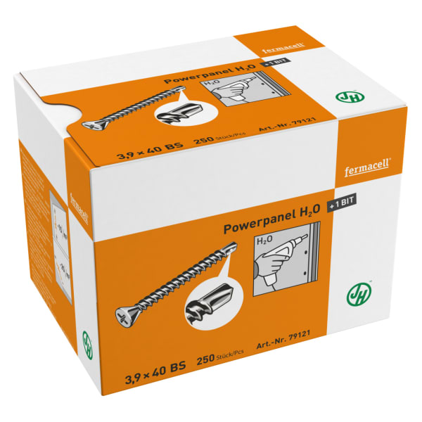 Fermacell Powerpanel Schrauben 3,9 x 40 mm mit Bohrspitze Paket à 250 Stk.-thumbnail