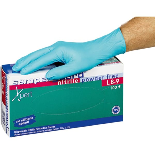 Einweghandschuhe Semperguard Nitril PF Grösse XL 9-10-thumbnail